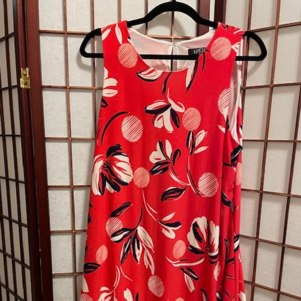 Kasper Fun Swing Dress - Size 14